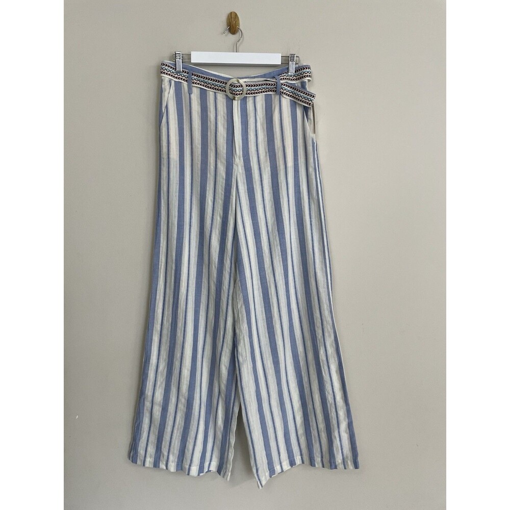 ett:twa By Anthropology Coastal Striped Pants NWT Size 6 - Picture 11 of 12